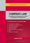 Image for A Straightforward Guide to Company Law