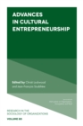 Image for Advances in Cultural Entrepreneurship