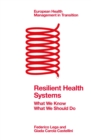 Image for Resilient Health Systems: What We Know; What We Should Do