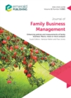 Image for Enhancing policies and measurements of family business:  Macro, meso or micro analysis: Journal of Family Business Management