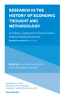 Image for Research in the History of Economic Thought and Methodology. Volume 40A