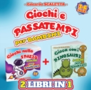 Image for 2 Libri in 1 - Giochi nello SPAZIO + Gioca con i DINOSAURI per Bambini - a colori - : Libro di attivita 2 in 1 - giochi per bambini dai 3 ai 6 anni - Libro a COLORI - Disegni da colorare, labirinti, c