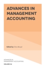 Image for Advances in Management Accounting. Volume 34