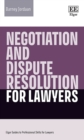 Image for Negotiation and dispute resolution for lawyers