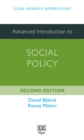 Image for Advanced introduction to social policy