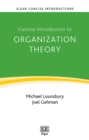 Image for Concise introduction to organization theory  : from ontological differences to robust identities