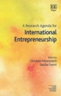 Image for A research agenda for international entrepreneurship