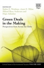 Image for Green deals in the making  : perspectives from across the globe