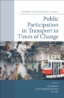 Image for Public Participation in Transport in Times of Change