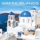 Image for Greek Islands Calendar 2025 Square Travel Wall Calendar - 16 Month