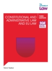 Image for SQE - Constitutional and Administrative Law and EU Law 3e