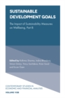 Image for Sustainable Development Goals: the impact of sustainability measures on wellbeing.
