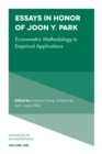 Image for Essays in honor of Joon Y. Park: econometric methodology in empirical applications