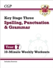 Image for New KS3 Year 7 Spelling, Punctuation and Grammar 10-Minute Weekly Workouts