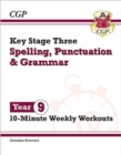Image for New KS3 Year 9 Spelling, Punctuation and Grammar 10-Minute Weekly Workouts