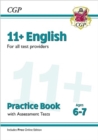 Image for New 11+ English Practice Book &amp; Assessment Tests - Ages 6-7 (for all test providers)