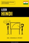 Image for Leer Hindi - Snel / Gemakkelijk / Efficient: 2000 Belangrijkste Woorden