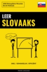 Image for Leer Slovaaks - Snel / Gemakkelijk / Efficient: 2000 Belangrijkste Woorden