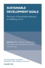 Image for Sustainable Development Goals  : the impact of sustainability measures on wellbeingPart A