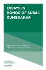 Image for Essays in honor of Subal Kumbhakar