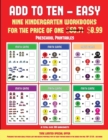 Image for Preschool Printables (Add to Ten - Easy) : 30 full color preschool/kindergarten addition worksheets that can assist with understanding of math