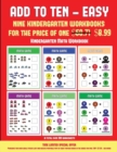 Image for Kindergarten Math Workbook (Add to Ten - Easy) : 30 full color preschool/kindergarten addition worksheets that can assist with understanding of math