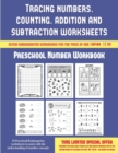 Image for Preschool Number Workbook (Tracing numbers, counting, addition and subtraction) : 50 Preschool/Kindergarten worksheets to assist with the understanding of number concepts