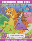 Image for Colouring Books for Children (Unicorn Coloring Book) : A Unicorn Coloring (Colouring) Book with 30 Coloring Pages That Gradually Progress in Difficulty: This Book Can Be Downloaded as a PDF and Printe