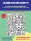 Image for Coloring Books for Grown Ups (40 Complex and Intricate Coloring Pages) : An intricate and complex coloring book that requires fine-tipped pens and pencils only: Coloring pages include buildings, archi