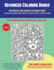 Image for Advanced Coloring Books (40 Complex and Intricate Coloring Pages) : An intricate and complex coloring book that requires fine-tipped pens and pencils only: Coloring pages include buildings, architectu