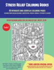 Image for Stress Relief Coloring Books (40 Complex and Intricate Coloring Pages) : An intricate and complex coloring book that requires fine-tipped pens and pencils only: Coloring pages include buildings, archi