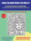 Image for Large Coloring Books for Adults (40 Complex and Intricate Coloring Pages)