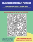 Image for Coloring Books for Adults Printables (40 Complex and Intricate Coloring Pages) : An intricate and complex coloring book that requires fine-tipped pens and pencils only: Coloring pages include building