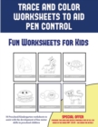 Image for Fun Worksheets for Kids (Trace and Color Worksheets to Develop Pen Control) : 50 Preschool/Kindergarten Worksheets to Assist with the Development of Fine Motor Skills in Preschool Children