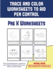 Image for Pre K Worksheets (Trace and Color Worksheets to Develop Pen Control)