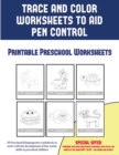 Image for Printable Preschool Worksheets (Trace and Color Worksheets to Develop Pen Control)