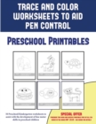 Image for Preschool Printables (Trace and Color Worksheets to Develop Pen Control)