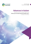 Image for Women, girls, and autism spectrum disorders: part I: Advances in Autism