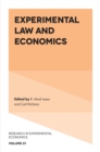 Image for Experimental law and economics