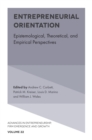 Image for Entrepreneurial orientation  : epistemological, theoretical, and empirical perspectives