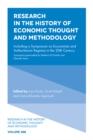 Image for Research in the History of Economic Thought and Methodology: Including a Symposium on Economists and Authoritarian Regimes in the 20th Century