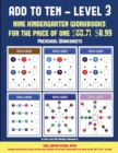 Image for Preschool Worksheets (Add to Ten - Level 3) : 30 full color preschool/kindergarten addition worksheets that can assist with understanding of math