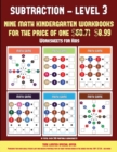 Image for Worksheets for Kids (Kindergarten Subtraction/Taking Away Level 3) : 30 full color preschool/kindergarten subtraction worksheets (includes 8 printable kindergarten PDF books worth $60.71)