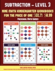 Image for Preschool Math Games (Kindergarten Subtraction/Taking Away Level 3) : 30 full color preschool/kindergarten subtraction worksheets (includes 8 printable kindergarten PDF books worth $60.71)