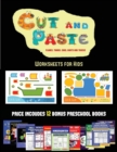 Image for Worksheets for Kids (Cut and Paste Planes, Trains, Cars, Boats, and Trucks) : 20 full-color kindergarten cut and paste activity sheets designed to develop visuo-perceptive skills in preschool children