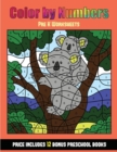 Image for Pre K Worksheets (Color By Number - Animals) : 36 Color By Number - animal activity sheets designed to develop pen control and number skills in preschool children. The price of this book includes 12 p