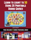Image for Learning Counting for Preschool (Learn to Count to 50 Using Printable Board Games) : A full-color workbook with 20 printable board games for preschool/kindergarten children.
