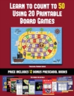 Image for Preschool Number Games (Learn to Count to 50 Using 20 Printable Board Games) : A full-color workbook with 20 printable board games for preschool/kindergarten children.