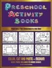 Image for Printable Fun Worksheets for Kids (Preschool Activity Books - Medium) : 40 black and white kindergarten activity sheets designed to develop visuo-perceptual skills in preschool children.