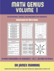 Image for Kindergarten Math Book (Math Genius Vol 1) : This book is designed for preschool teachers to challenge more able preschool students: Fully copyable, printable, and downloadable